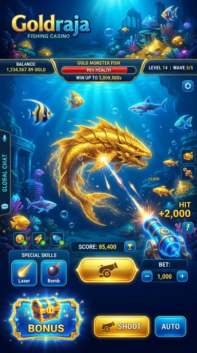 Galeri pratinjau visual goldraja build APK resmi terbaru