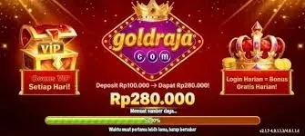 goldraja — logo banner resmi Indonesia